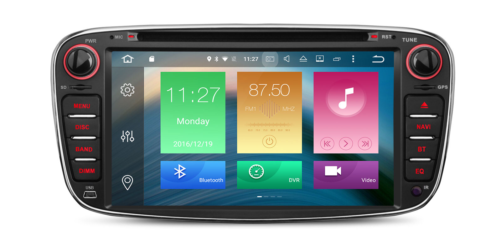  Android 6.0 octa-core, double din car stereo