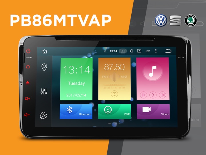 Volkswagen, seat and skoda Android Car Stereo