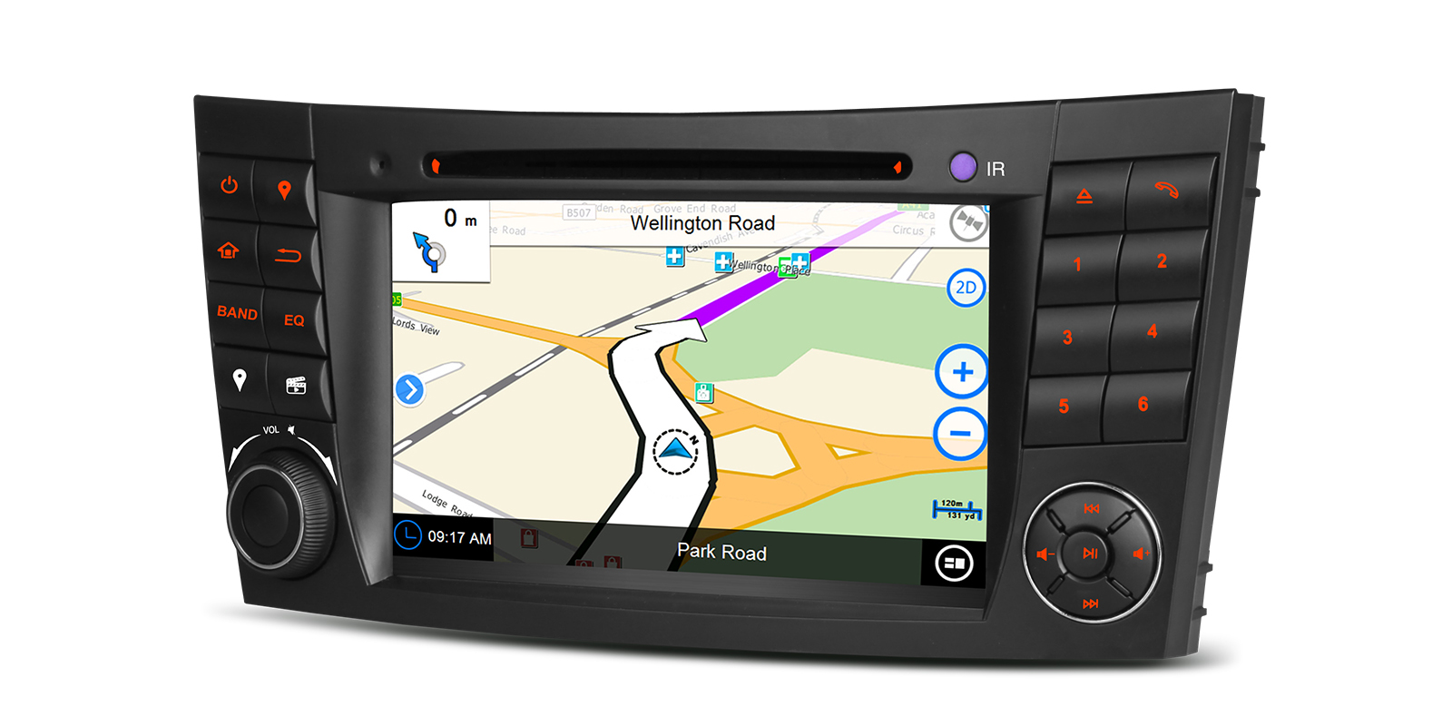 Mercedes WinCE Car Stereo with Kudos Maps