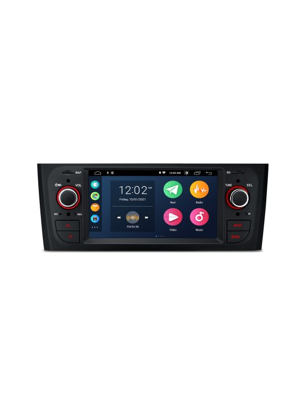 Einbauset Autoradio Radio JVC KD-R992BT Bluetooth Android MP3 Einbauzubehör Multicolor FIAT Grande Punto 199 USB 