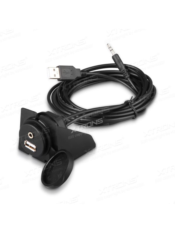 Works with vehicles with 3.5 mm AUX or USB Input for extension / mount