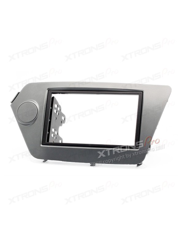 Xtrons Car Audio Double Din Grey Facia Adaptor for KIA Rio, K2 (Russian, Chinese etc.)