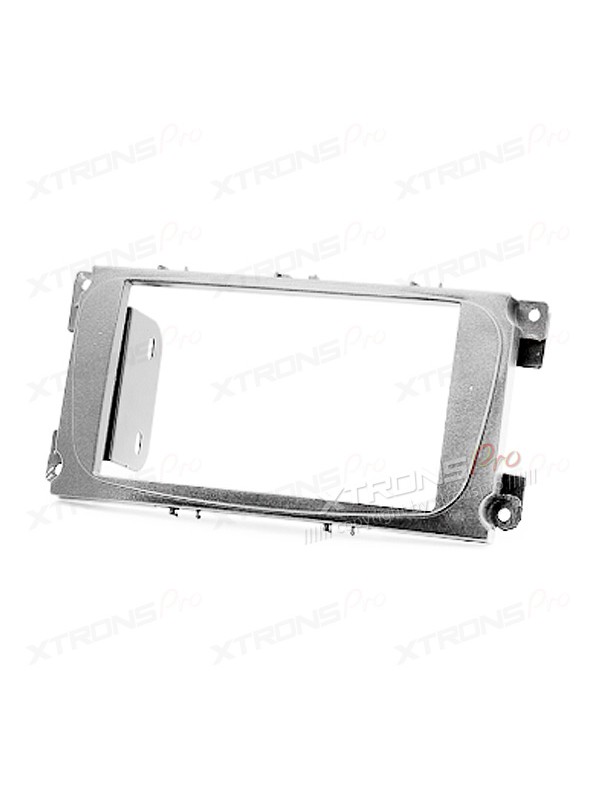 Ford Focus Silver Doubel Din Fascia/Facia Panel Adapter Plate Fitting Kit