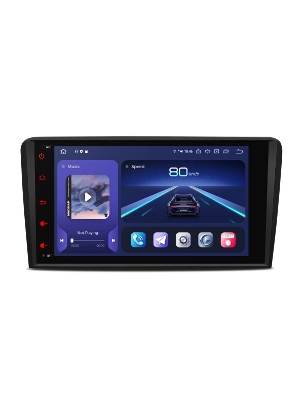 Audi A3/S3 | Qualcomm 665| Android 14 | Octa Core | 8GB RAM &256GB ROM | HDMI Output | IQ84A3AP