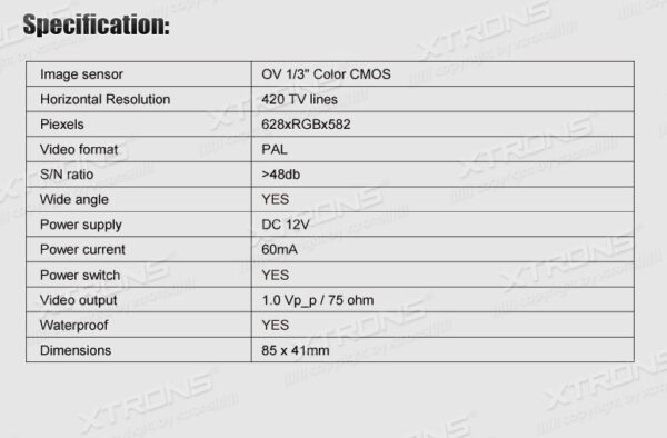 Kia | Sportage | Reversing Camera | CAMKIA002