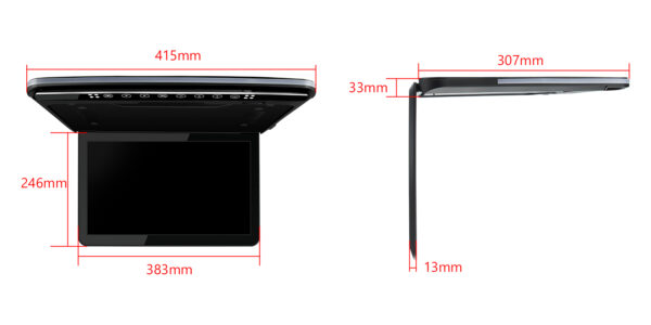 13.3" |  Octa-Core | 2GB RAM & 32GB ROM | IPS Screen | Android Roof Mounted Player | CM136AS