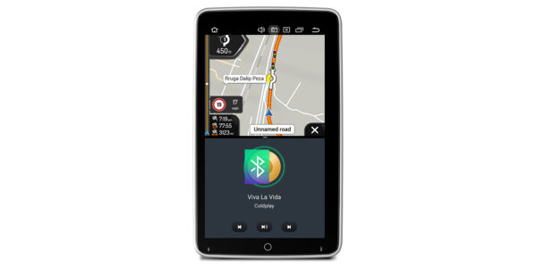 Single DIN | Android / iPhone | Octa Core | 4GB RAM & 64GB ROM | Rotatable QLED Display | Global 4G LTE Solution | DX120L