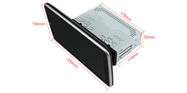 Single DIN | Android / iPhone | Octa Core | 4GB RAM & 64GB ROM | Rotatable QLED Display | Global 4G LTE Solution | DX120L