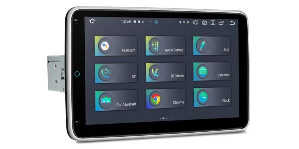 Single DIN | Android / iPhone | Octa Core | 4GB RAM & 64GB ROM | Rotatable QLED Display | Global 4G LTE Solution | DX120L