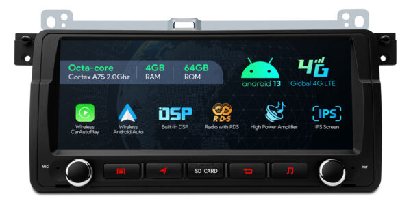 BMW/Rover/MG  | Android / iPhone | Octa Core | 4GB RAM & 64GB ROM | Global 4G LTE Solution | IA8246BLHS