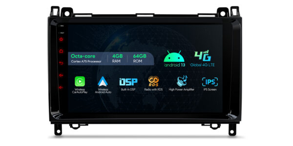 Mercedes-Benz/Volkswagen | Android / iPhone | Octa Core | 4GB RAM & 64GB ROM | Global 4G LTE Solution | IAP92M245S