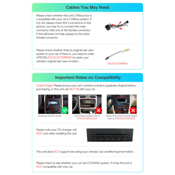 Mercedes-Benz/Volkswagen | Android / iPhone | Octa Core | 4GB RAM & 64GB ROM | Global 4G LTE Solution | IAP92M245S