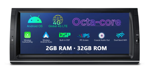 BMW X5 | Android / iPhone | Octa Core | 2GB DDR4 RAM & 32GB ROM | Automotive-grade Hardware | IE1253BLH