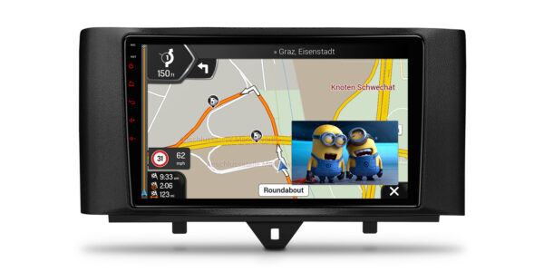 Smart Fortwo | Android / iPhone | Octa Core | 2GB DDR4 RAM & 32GB ROM | Automotive-grade Hardware | PEP92MSMT