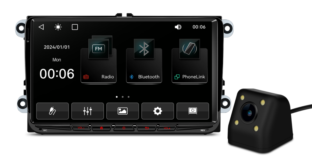 VW/Skoda/Seat | Various  | Linux System | Built-in DAB+ Radio + Reversing Camera| IPS Screen | CarAutoPlay | Android Auto | PL9MTVDCAM009S