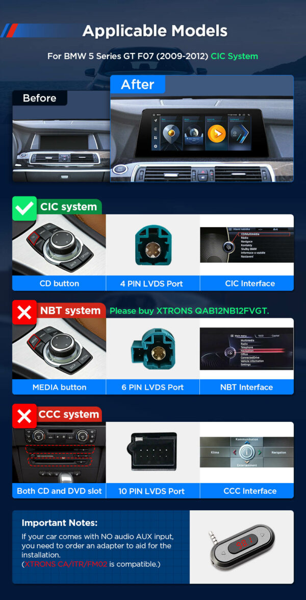 BMW | 5 Series | Android 13 | Octa-core | 8GB RAM & 128GB ROM | Integrated 4G LTE | QAB12CIB12FVGT