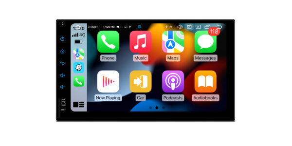 Double DIN | Android / iPhone | Octa Core | 8GB RAM & 128GB ROM | IPS Display | Global 4G LTE Solution | TIX725LS