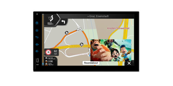 Double DIN | Android / iPhone | Octa Core | 8GB RAM & 128GB ROM | IPS Display | Global 4G LTE Solution | TIX725LS