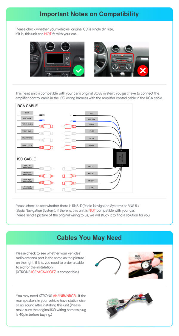 Audi A3/S3/RS3 | Android / iPhone | Octa Core | 4GB RAM & 64GB ROM | Global 4G LTE Solution | IA82A3ALS