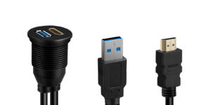 3 Metre USB 3.0 HDMI Flush Mount Extension Cable| AKHDMIUSB01