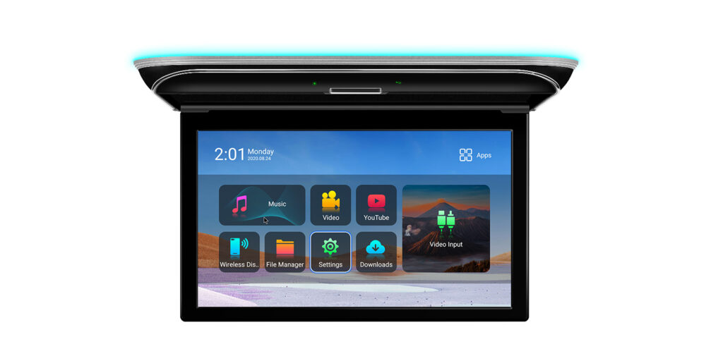 15.6" |  Octa-Core | 2GB RAM & 16GB ROM | Touch Screen  | Android Overhead Player | CM158TA