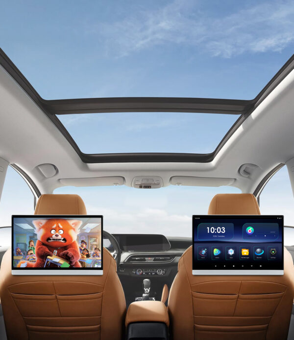 13.3" | Universal Fit | Android OS | 2GB RAM & 32GB ROM | FHD IPS Screen | Android Backseat Player | HM136AB