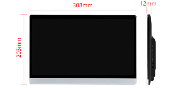 13.3" | Universal Fit | Android OS | 2GB RAM & 32GB ROM | FHD IPS Screen | Android Backseat Player | HM136AB
