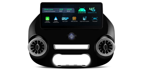 Mercedes-Benz |  Vito W447 |  Android OS | Octa Core | 4GB RAM & 64GB ROM | Global 4G LTE Solution | IA24M447S