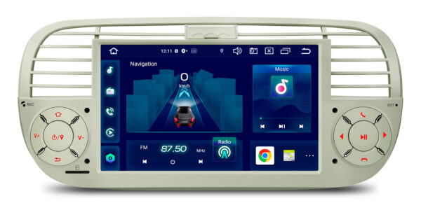 Fiat 500 | Android 14 | Octa Core | 4GB RAM & 64GB ROM | Global 4G LTE Solution | PX7450FCL