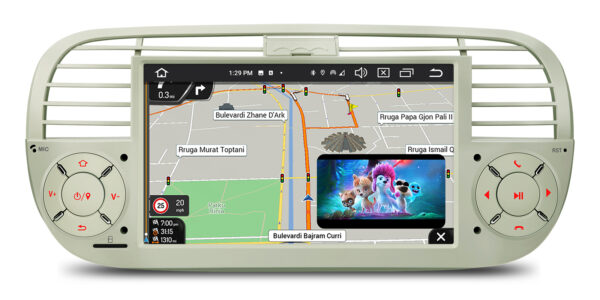 Fiat 500 | Android 14 | Octa Core | 4GB RAM & 64GB ROM | Global 4G LTE Solution | PX7450FCL
