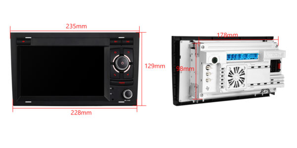 Audi/Seat | Various | Android 14 | Octa Core | 4GB RAM & 64GB ROM | Global 4G LTE Solution | PX74A4AL
