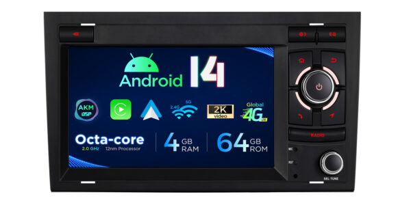 Audi/Seat | Various | Android 14 | Octa Core | 4GB RAM & 64GB ROM | Global 4G LTE Solution | PX74A4AL