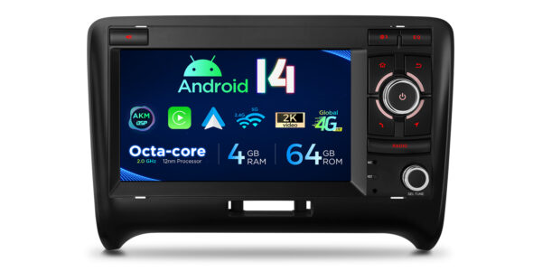 Audi TT | Android 14 | Octa Core | 4GB RAM & 64GB ROM | Global 4G LTE Solution | PX74TTAL