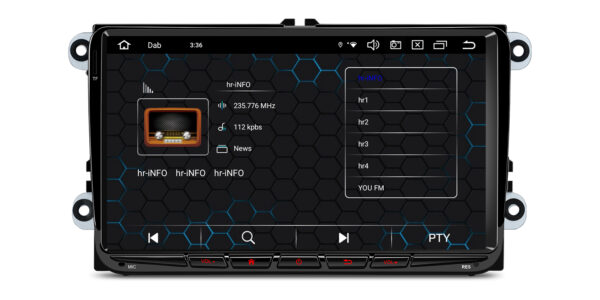 VW/Skoda/Seat | Android 14 | Octa Core | 4GB RAM & 64GB ROM | Built-in DAB+ | PX94MTVDAB