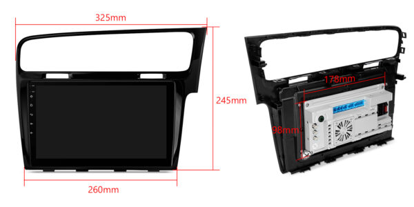 Volkswagen | Golf 7 | Android 14 | Octa Core | 4GB RAM & 64GB ROM | Global 4G LTE Solution | PXP14GFVR