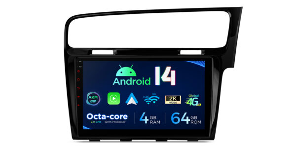 Volkswagen | Golf 7 | Android 14 | Octa Core | 4GB RAM & 64GB ROM | Global 4G LTE Solution | PXP14GFVR