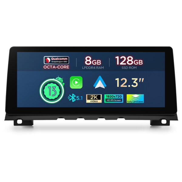 BMW | 7 series | Android OS & OEM System | Qualcomm 680 | Octa Core | 8GB RAM & 128GB ROM | QGB23CIB12SV