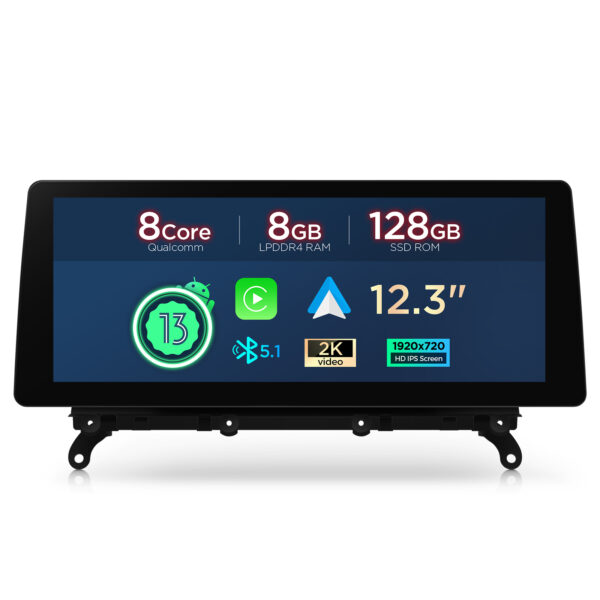 BMW | X3 | Android OS & OEM System | Qualcomm 680 | Octa Core | 8GB RAM & 128GB ROM | QGB23CIB12X3