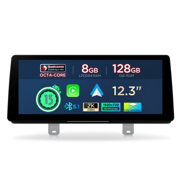 BMW | 5 Series | Android OS & OEM System | Qualcomm 680 | Octa Core | 8GB RAM & 128GB ROM | QGB23EVB12FVN