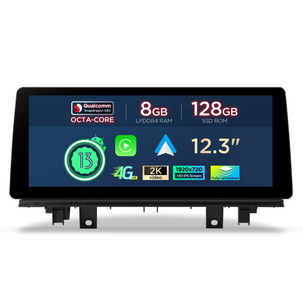 BMW | X1 | Android OS & OEM System | Qualcomm 680 | Octa Core | 8GB RAM & 128GB ROM | QGB23NB12X1N