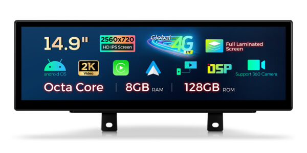 BMW | 3 Series/4 Series | Android OS & OEM system | Octa-core | 8GB RAM & 128GB ROM | Global 4G LTE | QLBH44THNBR3