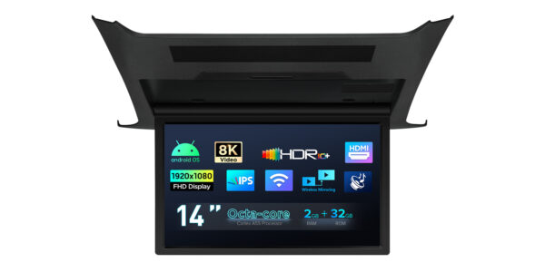 14" | Toyota Alphard Vellfire | Android Car Roof Mounted Player | FHD IPS Screen | Octa core | Superior Sound | CM1440AF