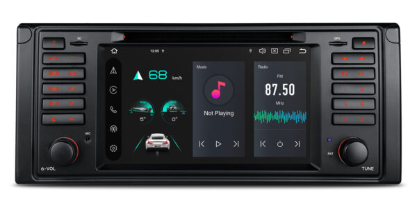 BMW  | E39 | Android 14 | Octa Core | 4GB RAM & 64GB ROM | Global 4G LTE Solution | PX7439BG