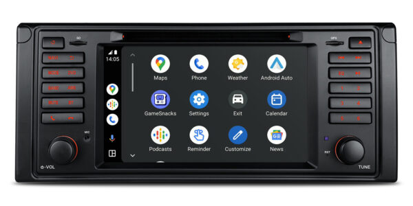 BMW  | E39 | Android 14 | Octa Core | 4GB RAM & 64GB ROM | Global 4G LTE Solution | PX7439BG