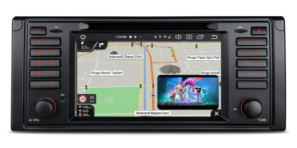 BMW  | E39 | Android 14 | Octa Core | 4GB RAM & 64GB ROM | Global 4G LTE Solution | PX7439BG